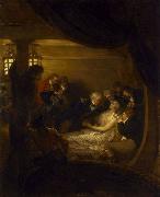 Benjamin West Death of Lord Nelson in the Cockpit of the Ship USA oil painting artist